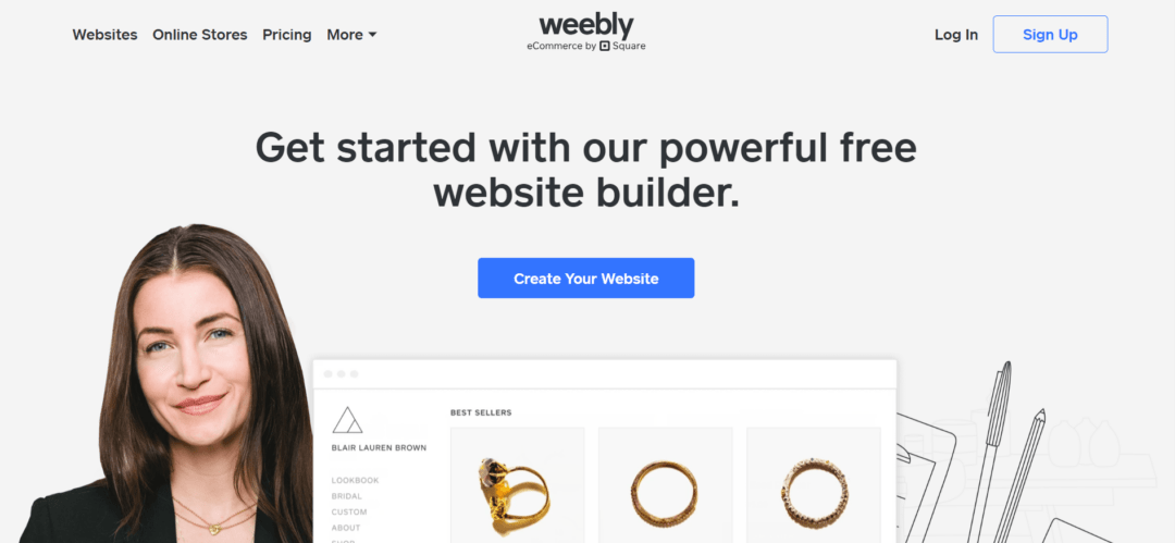 Dịch vụ tạo web miễn phí Weebly