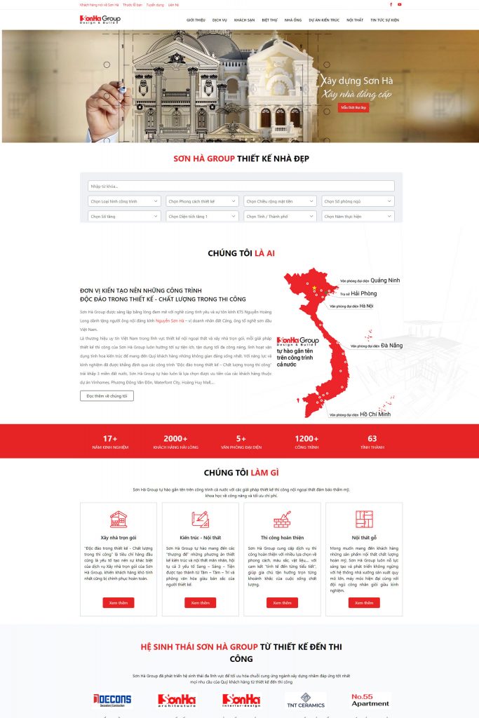 Website Sơn Hà Group