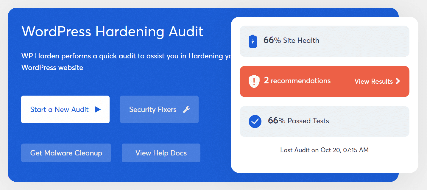 WordPress Hardening Audit