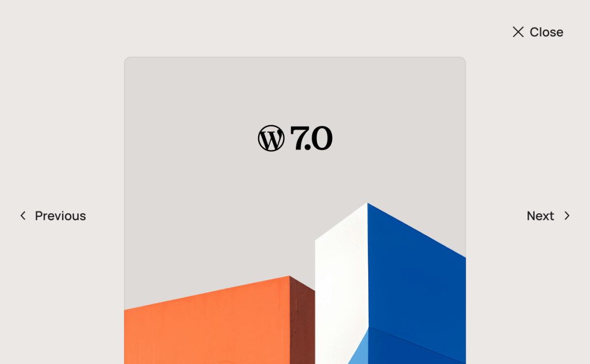 WordPress 7.0 Vừa Ra Mắt: Dự Đoán 40% Website WordPress Sẽ Gặp Sự Cố 6 WordPress 7.0 New Blocks Gallery